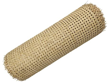 Feyart Rouleau de toile en rotin naturel de 40 cm de largeur, 40 cm x 3 m de long, fournitures pour le recyclage de meubles, les projets de bricolage, la décoration de la maison