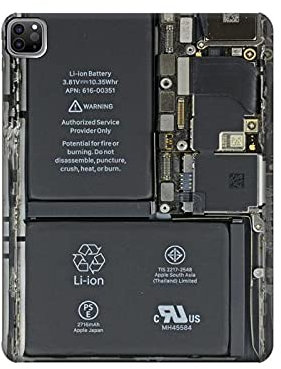 Étui à l'intérieur pour tablette graphique de téléphone portable pour iPad Pro 12.9 (2022, 2021, 2020, 2018, 3e, 4e, 5e, 6e)