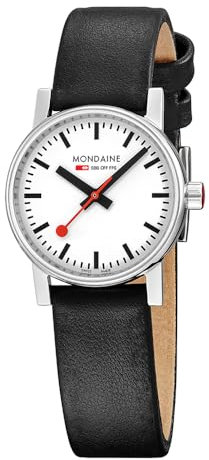 Mondaine Damen Analog Quarz Uhr mit Leder Armband MSE.30110.LBV