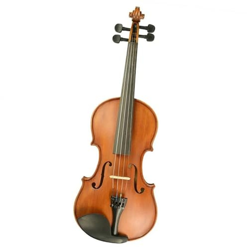 Geige Handgemachte Violine Massivholz 4/4 3/4 1/2 1/4 1/8 Geige W/Brasilholz Bogen Fall SET Ahorn Holz(1-2 Size KIT)