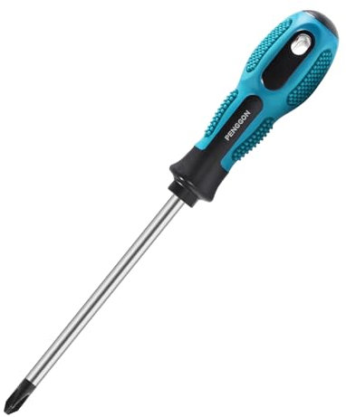 Skweawert PH1 5mm Magnetic Phillips Screwdriver Cross Head Screwdriver With 100mm/3.94 Cr-V Round Shaft Non Slip Comfortable Handle