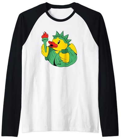 Liberty Rubber Duck Raglan Baseball Tee