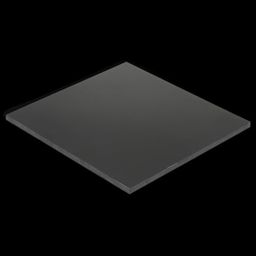 COYOUCO 200mm x 200mm Plaque Plate en résine phénolique en bakélite Noire Épaisseur 3mm à 20mm pour équipement électronique, projets de Bricolage,Noir,12mm