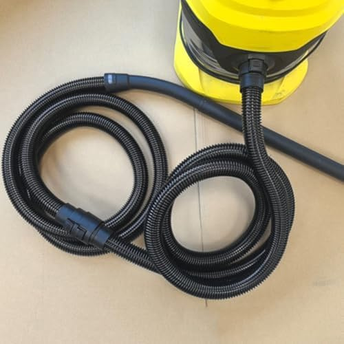 Vacuum Cleaners Hose, Crevice Tool Extra Long Replacement Hose, Dual Swivel Cuffs for Karcher NT20 30 WD1 WD2 WD3 2.863-305.0, Vacuum Hose Replacement(3.5m)