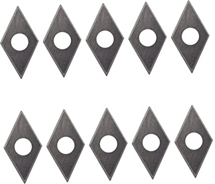 Cono per Pulizia delle Cuciture in Tungsteno, 10 Pezzi | Testa Diamantata, Taglio Netto e Stabile, per Giunti di Varie Larghezze, Ampia Applicazione
