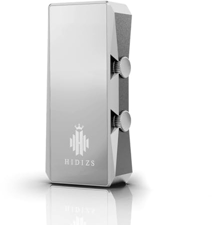 Hidizs S9 Pro Plus Martha HiFi Balanced Dongle DAC & AMP, 768kHz/32Bit, DSD512 Portable Audio Decoding Amplifier for iPod Android PC with Windows/Mac OS/iOS/iPad OS System Silver