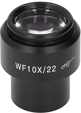 Eujgoov Lente de Microscopio Ocular Gran Angular de 30 Mm, Vidrio óptico de Aluminio para Uso en Laboratorio