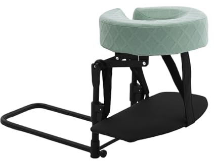 FytStycale Ensemble de Massage, Oreiller pour Position Ventrale, Oreiller de Récupération Post-opératoire, Oreiller de Soutien Facial Ajustable pour Salon de Bea, Vert avec Plateau