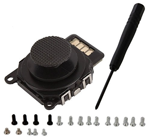 Palanca de mando analógica 3D con tapa para Sony PSP 2000 2001 + 19 tornillos + herramienta