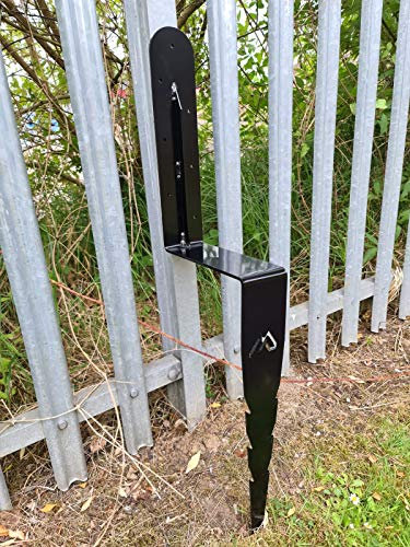 The Metal Hut Fence Post Repair Spike – Heavy Duty Ground Spike to Fix Rotten Wooden Fence Posts – No Digging or Concrete – UK Made, Strong Steel