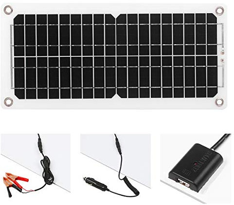 12V 10W Solar Panel Battery Ladegerät Maintainer Solarzelle Auto Boot Power Panel Ladegerät Wartung für Auto Motorrad Traktor Boo