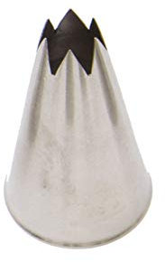 Dream' s Party Cornetto Beccuccio Grande Stella Ø6mm - per per sac à Poche - in Acciaio Inox - Ideale per Decorare o Fare Rifiniture con Panna, ghiaccia ECC.
