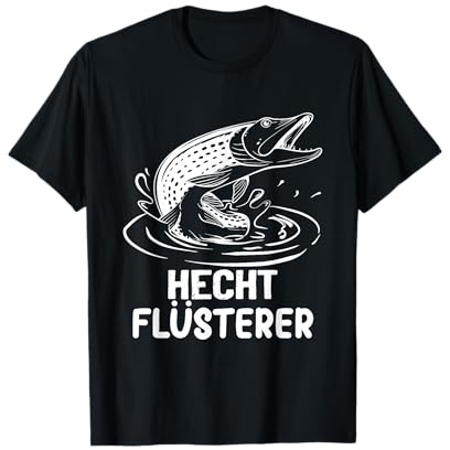 Herren Angeln Fischer lustiger Anglerspruch Hecht fischen Angler T-Shirt