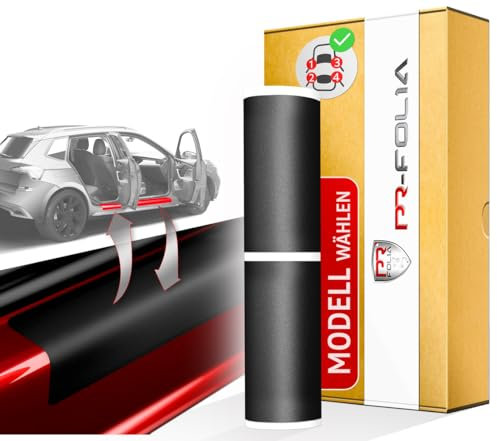 PR-Folia Schutzfolie Einstiegsleisten Türschweller Set für - Formentor ab Bj. 10/2020 - SCHWARZ Auto Türeinstiege Schutzleiste Lackschutzfolie