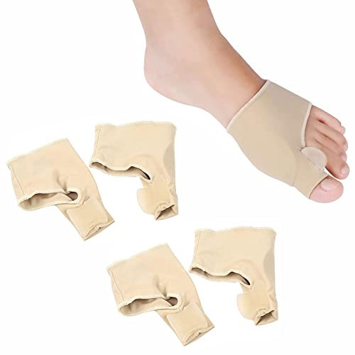 KARELLS Hallux Valgus Correcteur Jour Nuit, Gros Redresseur Orteil, Gros Redresseur Orteil Manchons de Protection pour Amortir Hallux Valgus, Hammer Toe, Soulagement de Douleur, 2 paires