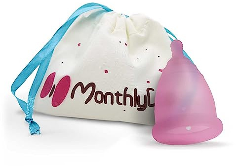 MonthlyCup - Coppetta mestruale Made in Sweden | Taglia Plus | Per cicli forti | Riutilizzabile | 100% silicone medico