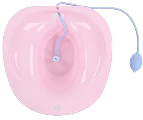 Sitzbad, WC-Sitzbad, Rutschfest, Breiterer Sitzbereich für Hämorrhoiden (PINK)