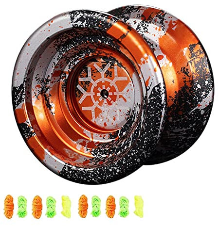 Zunedhys Unresponsive Yoyo,Professional Yoyo ,Aluminum Alloy Beginner Yo-Yos Ball with Ball for Beginner Players