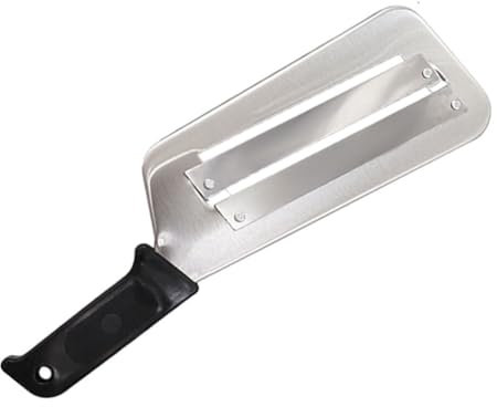 WNDUOKXH Experiencia de Cuchillo triturador Manual de repollo de Acero Inoxidable, Cortador Manual de repollo de Acero Inoxidable, Cuchillo triturador de Verduras, Negro