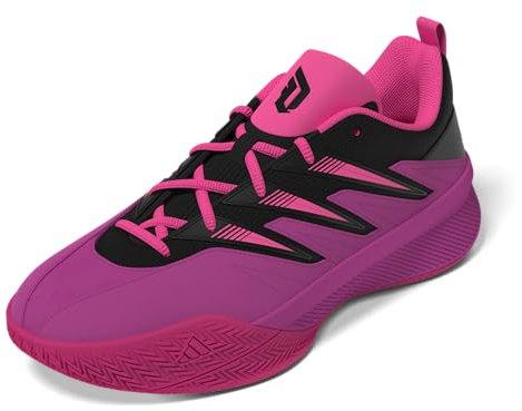 adidas - Zapatillas de baloncesto unisex para mujer certificadas 3, Lucid Fucsia Negro Lucid Rosa, 53 1/3 EU