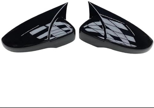 Spiegelabdeckungen Ersatz Für VW Für Golf 6 MK6 Für GTI Für GTD 2009-2013 Carbon Look Seite Flügel Spiegel Abdeckung Seite Rückspiegel Kappe Abdeckung Auto Spiegelkappen(1 pair black)