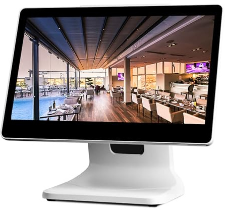 MFYDPP Terminal de Point de Vente à écran Tactile de 15,6 Pouces pour la Vente au détail et Les Restaurants, système de Caisse enregistreuse, pour la Vente au détail, Le Restaurant et Le Magasin