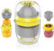 Arendo Manual Juicer with 2 methods of use, 300 ml, Citrus Juicer, Orange Squeezer, Lemon Squeezer Press, Lime Juicer, Grapefruits, Blueberries