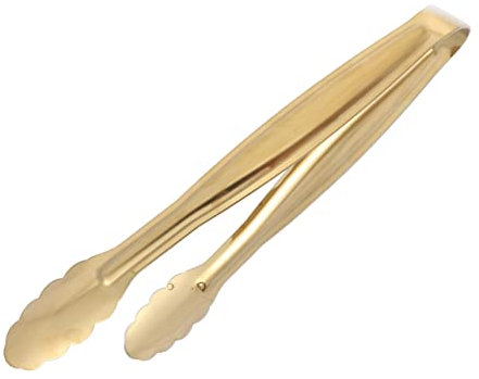 Gatuida 4 Pièces Pinces Mini En Acier Résistant Pour Service Alimentaire Pinces à Glaçons Et Pain Dorées Légères Et Polyvalentes Pour Cuisine Buffet Et Bars à Domicile