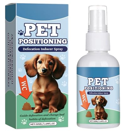 Mnozreo Spray pour Chien Propreté pour Animaux de Compagnie l'Intérieur et l'Extérieur,50ML,1PC,Spray Entraînement à la Propreté pour Chiens,Aide à l'Apprentissage