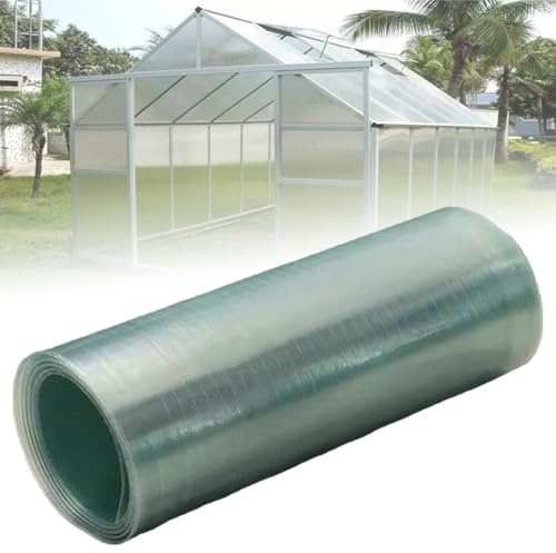 Polycarbonate Roofing Sheets, Waterproof Garden Roof Panels, Impact-Resistant Glassfiber, Ideal for Pergola, Carport, Sunroom, and Greenhouse Replacement