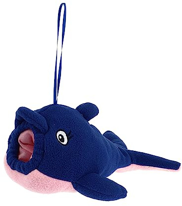HONITANO Thermotasche für Babyflaschen 1 Stück, Blaues Kurzplüsch