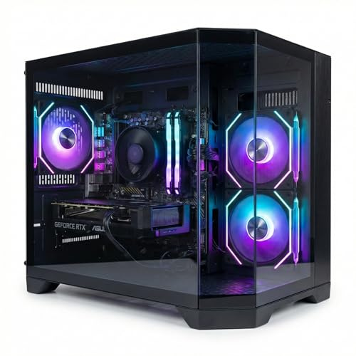 GFX-007 Gaming PC High-Performance Desktop PC - • 1TBHDD + 256SSD • RTX 3050 6GB • 16GB RAM DDR4 • Advanced Cooling • Windows 11 (BLACK.)