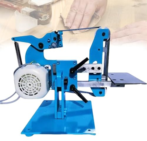 Pfps Levigatrice a Nastro Elettrica da 750W, Utilizzabile in Verticale E in Orizzontale, Levigatrice-Lucidatrice con Nastro da 915x50mm, Levigatrice a Nastro per La Lucidatura della Pietra
