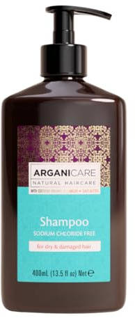 Arganicare | Aloe Vera Leave-in Conditioner | Feuchtigkeit & Pflege | Glanz & Kämmbarkeit | Ohne Ausspülen | 400 ml