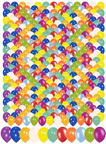 Playtastic Luftballons Hochzeit: 400 bunte Luftballons (30 cm) Megapack (Ballone, Aufblasen, aufblasbar)
