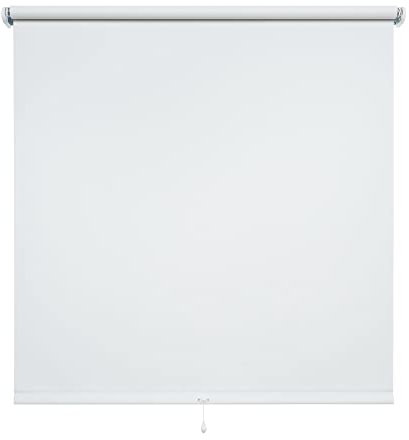 Verdunkelungsrollo Springrollo Schnapprollo Rollo Weiß Breite 60-200 cm Länge 160 cm Blickdicht Blickschutz (120 x 160 cm)