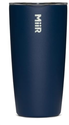 MiiR Tumbler, 16oz | Insulated Stainless Steel with Press Fit Slide Lid – Splash Proof Design, Holds Hot & Cold Beverages, Cup Holder Compatible