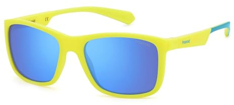 POLAROID KIDS PLD 8053/S Occhiali da sole bambini e ragazzi Giallo e azzurro
