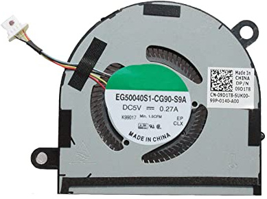 RAKSTORE Laptop CPU Lüfter Kompatibel mit Dell Latitude 9410 2-in-1 7400 2-in-1 Leiser Kühler Lüfter Ersatzlüfter EG50040S1-CG90-S9A