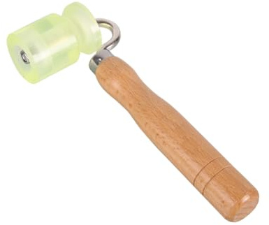 Uonlytech Seamless Wallpaper Roller Wooden Pressure Wheel -in-one DIY Tool for Wallpaper Applicati