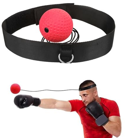 CZN Boxen Reflexball,Verschiedene Boxbälle Mit Kopfband, Perfekt Für Reaktion, Agilität, Schlaggeschwindigkeit, Kampffähigkeit Und Hand-Augen-Koordinationstraining, Boxbälle Mit Stirnband