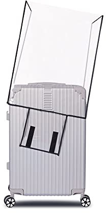 KAIAIWLUO Koffer-Abdeckungen,Reisekoffer Schutzhülle PVC Transparente Kofferschutzhülle Gepäckabdeckung Großes Schutzgepäck Koffer für Koffer Reisegepäck 22 Zoll
