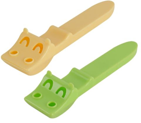 Garneck Medidoras De Sal De 2 g Para Condimentos, Cucharadas Cuantitativas De, Color Verde y Amarillo, Dos Piezas, Uso Cocina Saludable y Control De Sal