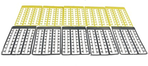 Tiardey 10 Piezas de tapón para Pesca de Carpas, tapón en Forma de V para cañas de Pescar con Forma de V para Carpas Blancas Gruesas, Aparejos de plástico y Pesca con Cebo
