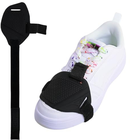 Protezione Scarpe da Moto con Fascia Elastica Regolabile, Gear Shifter in Gomma Antiscivolo, Protezione Cambio per Scarpe e Stivali, Resistente a Intemperie e Usura, protezione scarpa moto