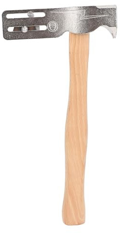 Haofy Leichter Latthammer, Einfaches Nagelziehen, Holzgriff, für Dachreparatur, Multifunktional, Stabilität, Präzises Schneiden, Bequemer Griff