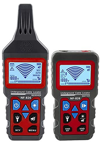 MKHFP Probador de Cable de Red Línea Finder Line Tracker Detector de Cables subterráneos Localizador Buscar lineas Reparaciones del hogar