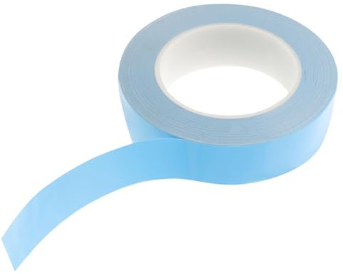 Zerodeko Cinta Térmica De Doble Cara Conductora Azul Cinta Adhesiva Térmica Para Electrónica De Doble Cara Para Ordenador Aislante y Resistente Altas Temperaturas Para Refrigeración