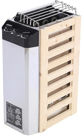 JHXHFJXZ 3KW Sauna Stove Internal Control Type Stainless Steel Sauna Stove Heater Heating Tool For Sauna Room With Water Shortage and Overheating Protection