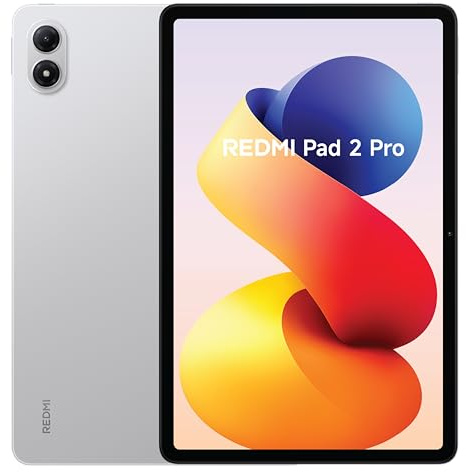 XIAOMI Redmi Pad 2 Pro - Tablet de 12.1 2.5K (Snapdragon 7s Gen 4, 6GB de RAM, 128GB de ROM, WiFi 6 + Bluetooth 5.3, Batería de 12000 mAh, Cargador no Incluido), Plata (Versión ES)